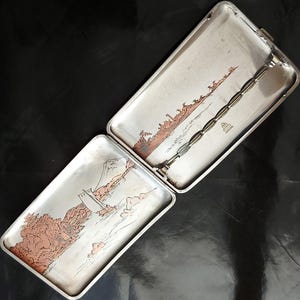 Japanese Cigarette Case Sterling Silver - Etsy