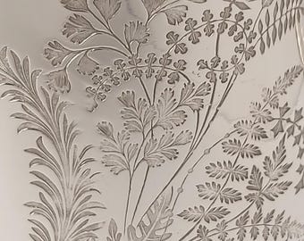 Mid Victorian Aesthetic Movement Silver Plated Tea Set With Fine Silver Chase Decoration & Gold Washed interiors.