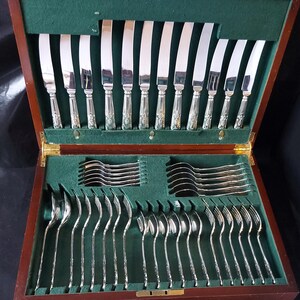 Harrison Brothers】【純銀ハンドル】キングスサーバーセット