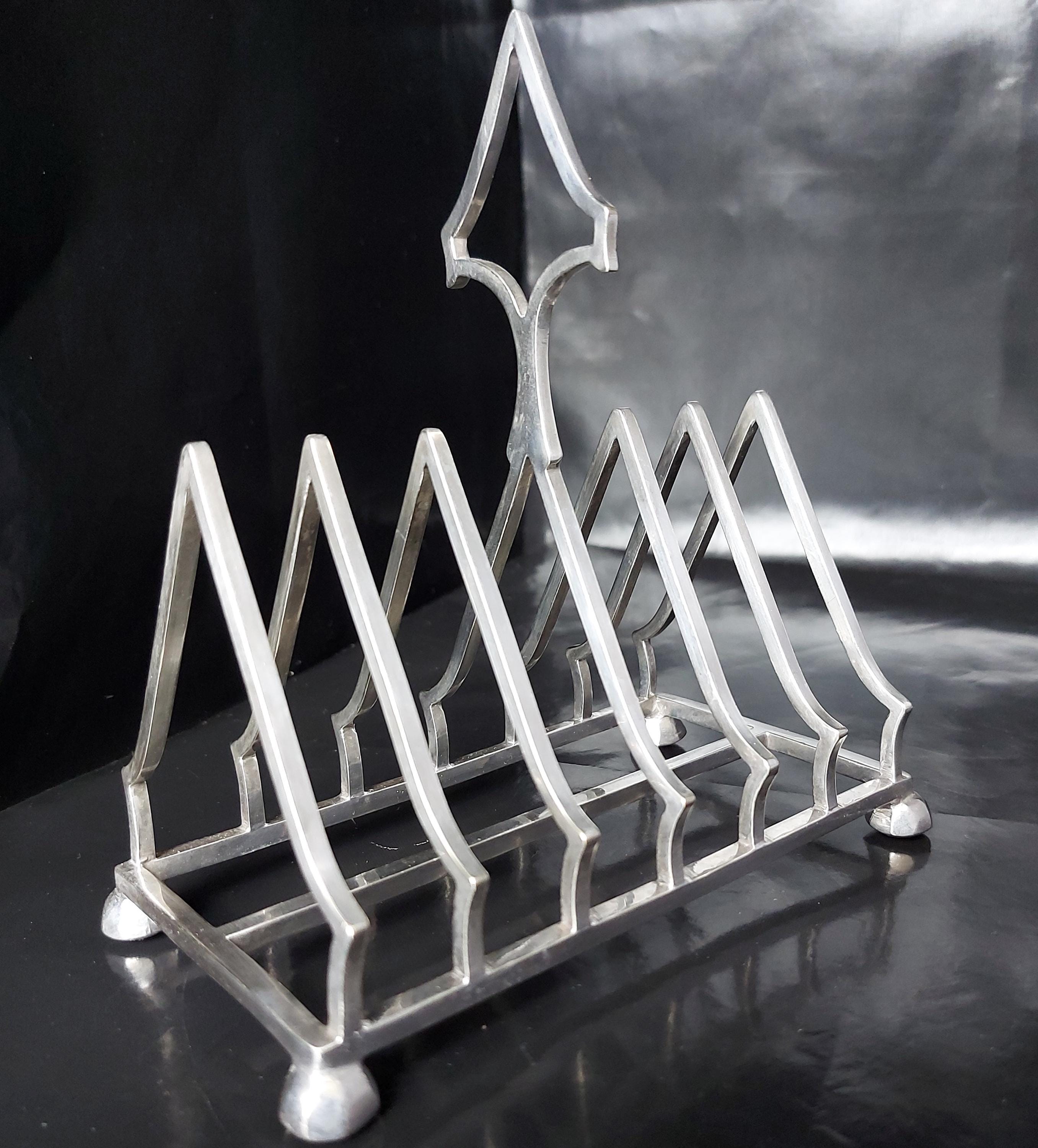 【MAPPIN & WEBB】 アール・デコのトーストラック【純銀】マッピン Mappin Webb Toast Rack - Etsy