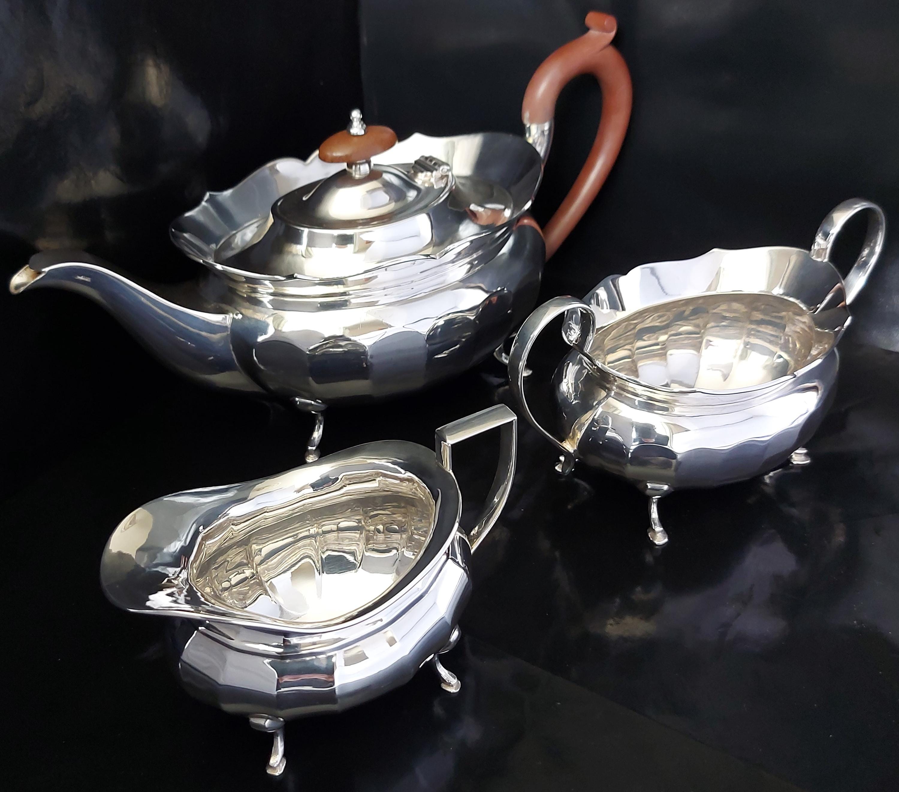 ティーサービス 5点 【シルバープレート】 ティーポット / コーヒー