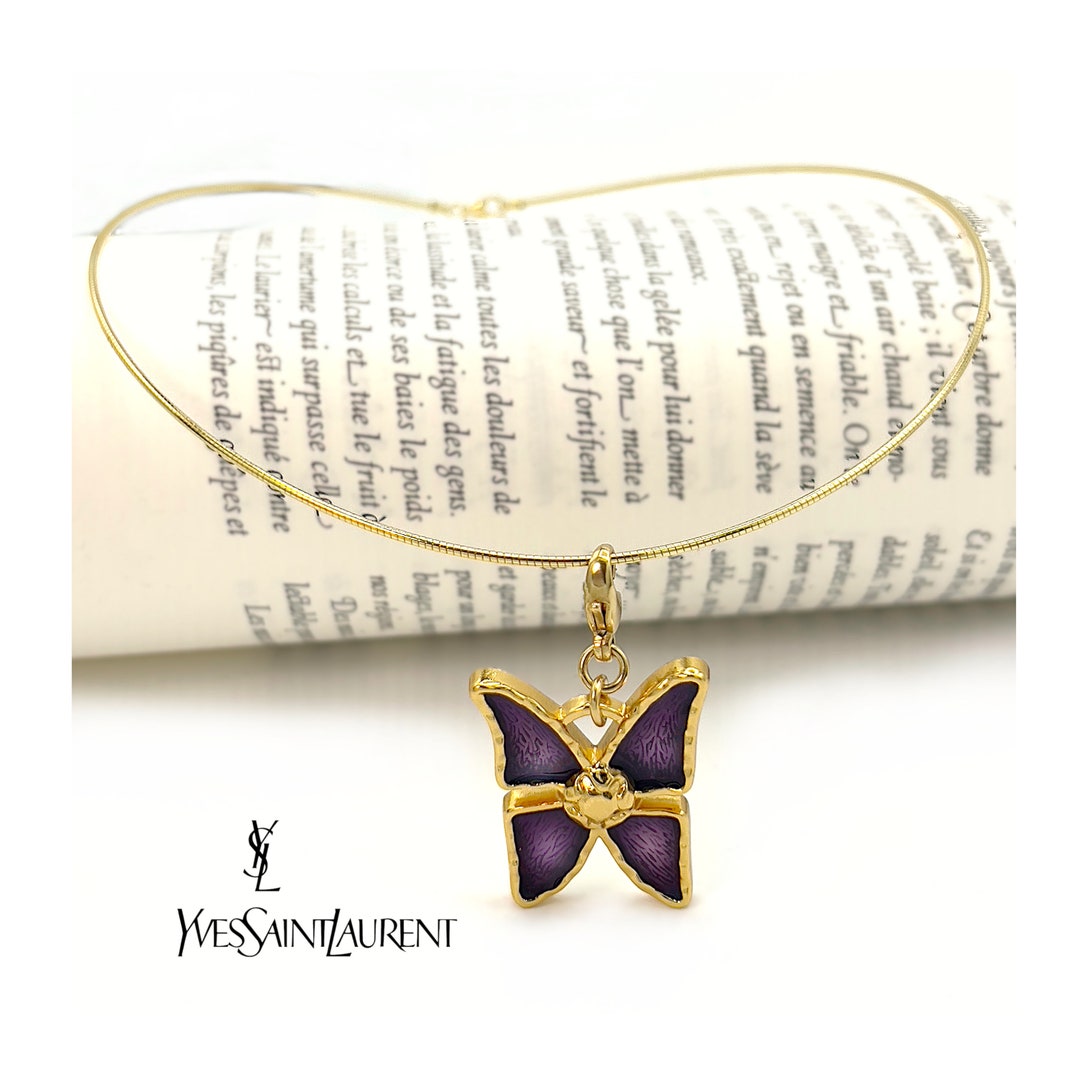 Pendentif Vintage Doré Émaillé Fleurs - Signé GL - Dimensions 2,5 X 2 Cm - Très Bon État