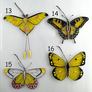 Monarch butterfly suncatcher, stained glass window hangings, unique Mother's Day gift, gift for mom, handmade home decor, modern wall art image 8