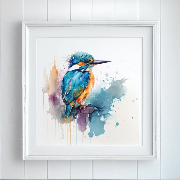 King Fisher Fine Art Print - Extra Large Fine Art Prints of a Kingfisher