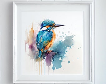 King Fisher Fine Art Print - Extra Large Fine Art Prints of a Kingfisher