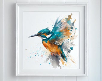 Kingfisher Fine Art Print - Extra Large Fine Art Prints