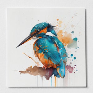 Impressão de belas artes Kingfisher - Impressões de belas artes extragrandes