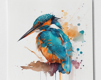 Kingfisher Fine Art Print - Extra Large Fine Art Prints