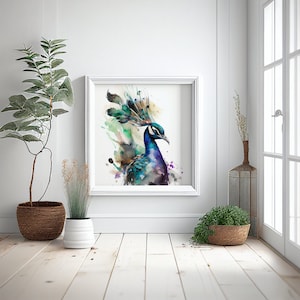 Peacock Fine Art Print - Extra Large Fine Art Prints