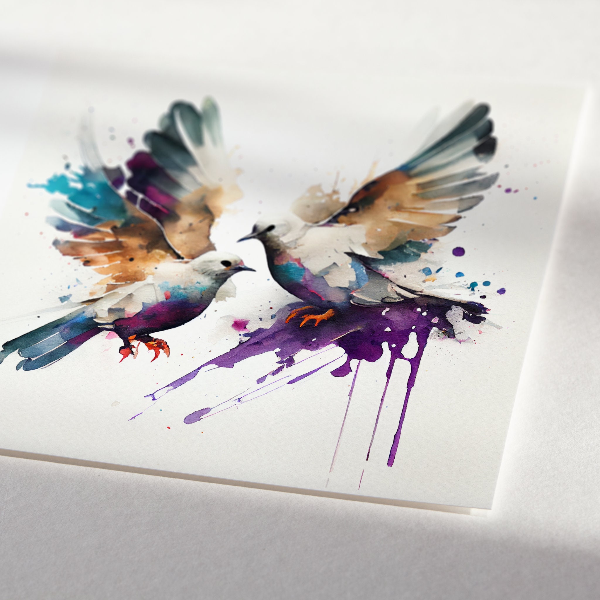 Dove Fine Art Print Extra Large Fine Art Prints Etsy UK