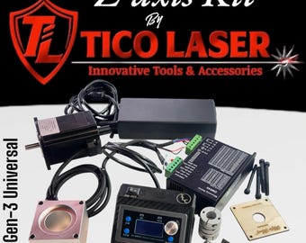 Fiber/Galvo Laser Motorized Z-axis Kit- Gen3    - Universal fit for Fiber Lasers, Galvo C02 Lasers & UV Lasers