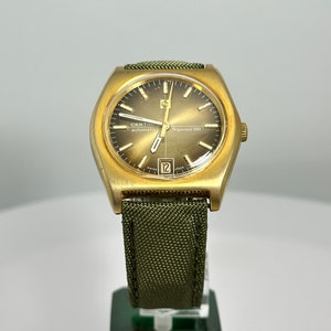 vintage swiss watch rare CERTİNA arganout 280 automatic / 20 micron gold plated