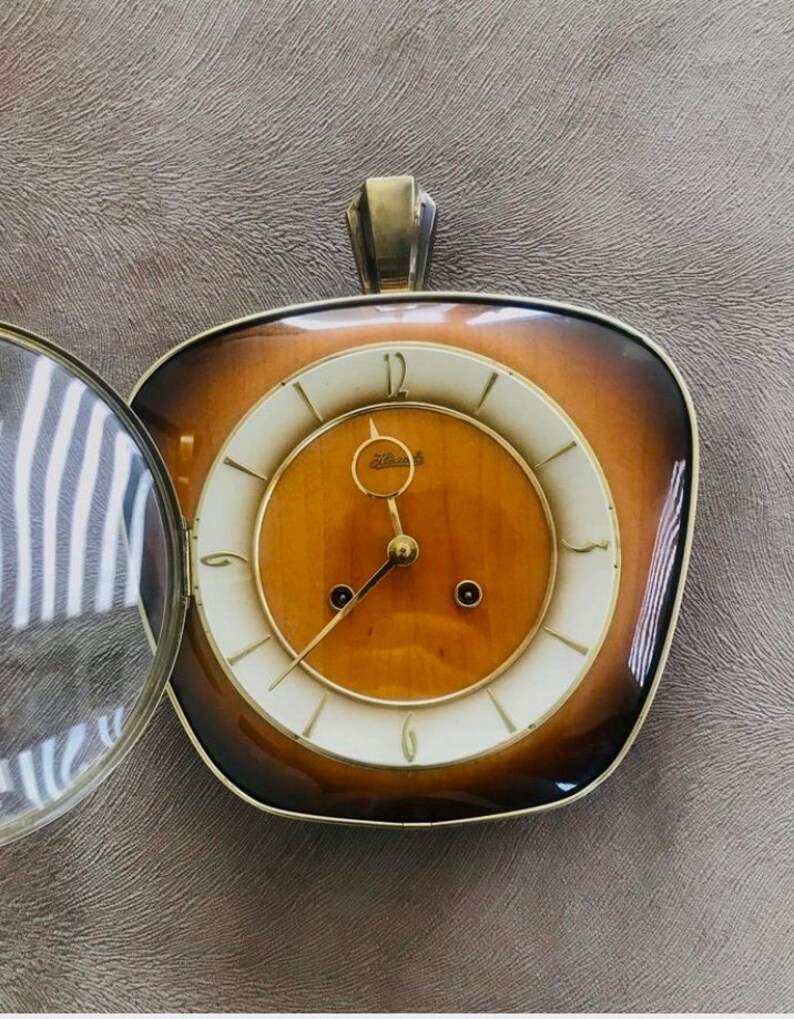 Vintage German Hermle Mechanical Wall Clock.. Etsy
