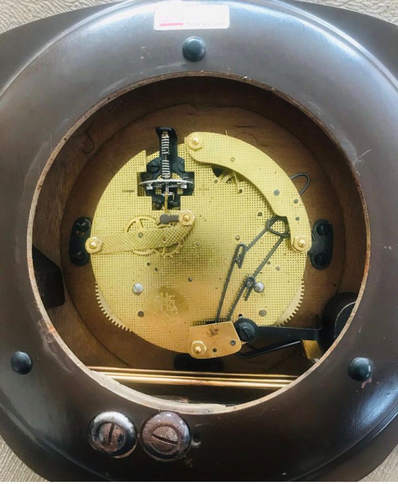 Vintage German Hermle Mechanical Wall Clock.. Etsy