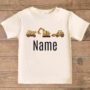 Personalized Construction Shirt, Equipment Shirt, Truck Kids Shirt, Dump Truck Shirt, Toddler Shirt, Construction Kids Shirt, Truck Kids Tee
