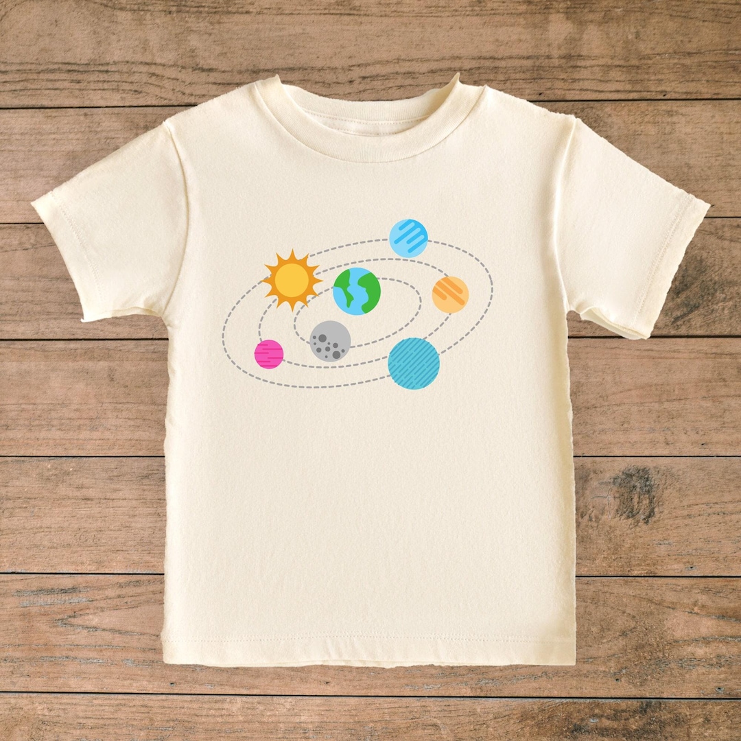 Meet My Friends - Kids' Solar System T-Shirt | Space & Planet Design Tee