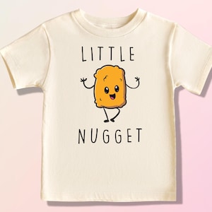 Little Nugget Bodysuit, Baby Boy Girl Unisex Clothes, New Pregnancy Announcement, Little Nugget Kids Shirt, Food Kids Shirt