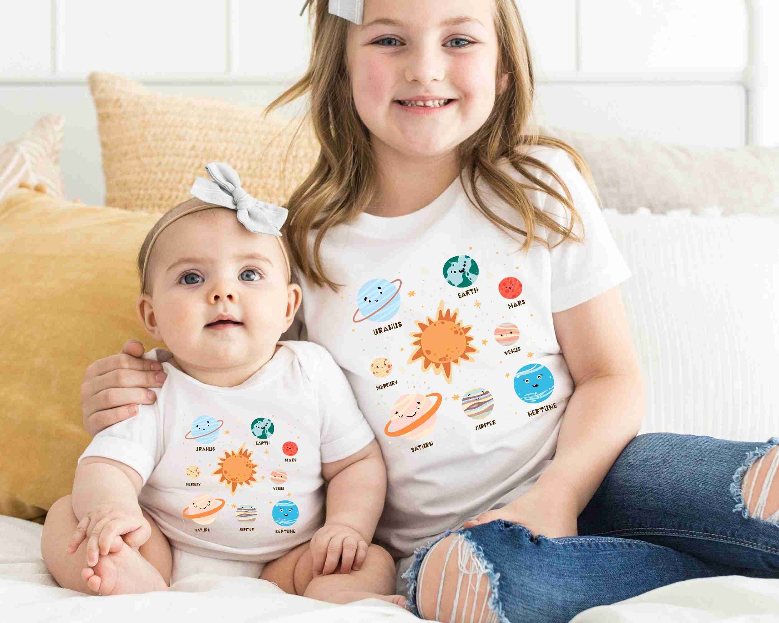 T-shirt Garçon Wonder Nation Système Solaire Manches Longues - Taille XL (14-16 Ans) - Neuf Avec étiquettes