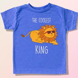 The Coolest King Lion Baby Bodysuit, Lion Baby Bodysuit, Little Lion Bodysuit, Gift for Newborn, Animal Kingdom Shirt, Cute Animals Bodysuit