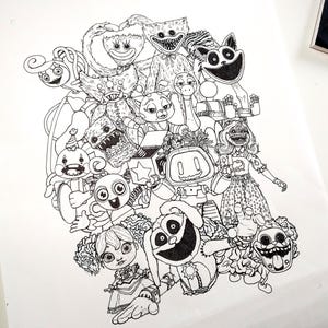 Poppys playtime png - Etsy España