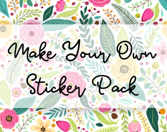 Make Your Own Sticker Pack, Reading Stickers, Kindle Accessories, Book Lover Gift