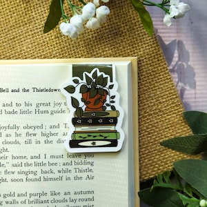 Plant Books Magnetic Bookmark, Magnetic Bookmark, Cute Bookmark
