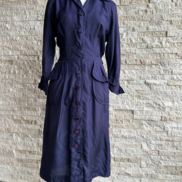 50's House Dress with Snap Front