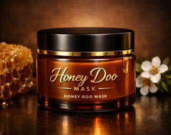 DIY natuurlijk honinggloedmasker voor anti-aging en barrièreherstel gezichtsbehandeling voor hydraterende en verhelderende huidverzorging (digitaal recept)