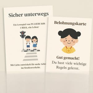 Safe on the road – PDF playset for children | Traffic education with heart | PS LOVE helps