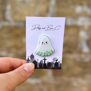 Ghost Magnet | Cute Halloween Decor | Spooky Refrigerator Magnet
