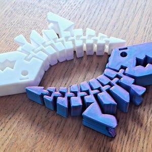 T-Rex Spielzeug 3D Gedruckt Flexi Gelenk 3er Pack Fidget Strumpf Stuffer Bild 2