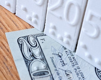 Portable Braille Embosser 3-Pack for Paper Currency
