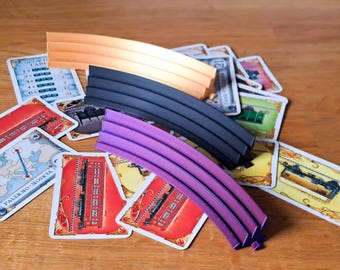 Paquete de 3 porta cartas modulares, mejorados y organizados para juegos