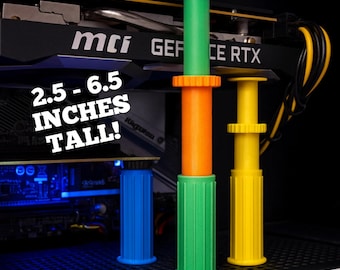 3D-geprinte voetjes voor pc-behuizing: in hoogte verstelbaar, trillingsdemping