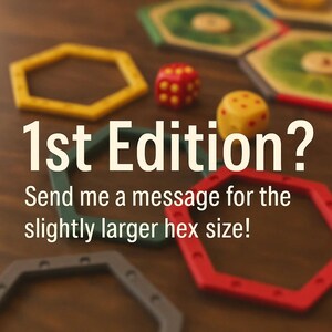Magnetic Hex Holders 30 Pack for Sea-based Settlement Board Game Expansions imagen 7