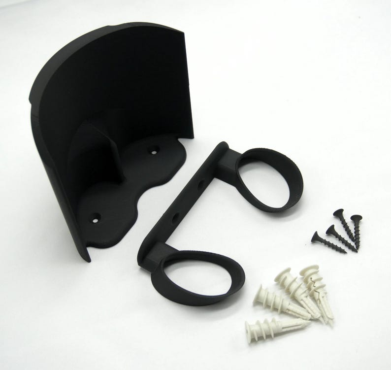Wall Mounted VR Headset Holder Stand | Virtual Reality Gaming Room Wall Storage | Gamer Gift for Media or TV Room image 4