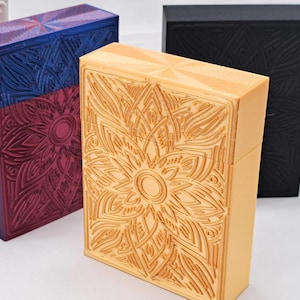 Playing Card Protector Box Hard Plastic Durable Stylish Portable Case image 2