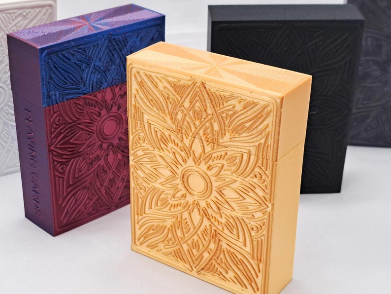Playing Card Protector Box Hard Plastic Durable Stylish Portable Case image 2