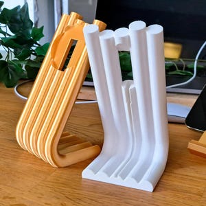 Magnetische Telefon-Ladestation für Wireless Ladegerät Kabel Halter Schreibtisch Organizer Bild 5