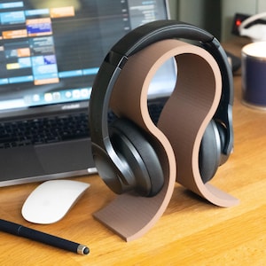 Headphone Stand Desktop Holder for Over-Ear Gaming Headset Storage Desk Organizer image 1