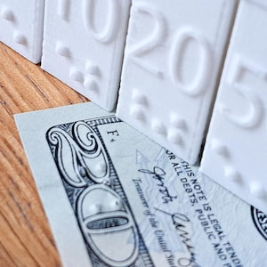 Portable Braille Embosser 3-Pack for Paper Currency