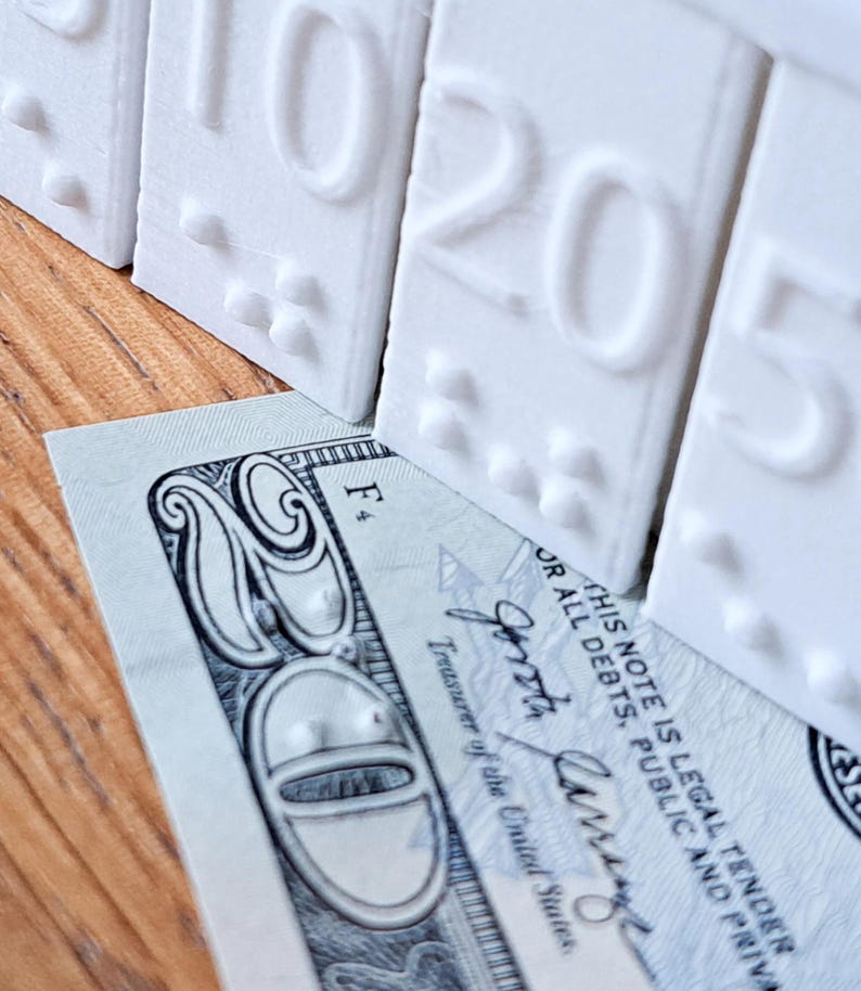 Portable Braille Embosser 3-Pack for Paper Currency image 1