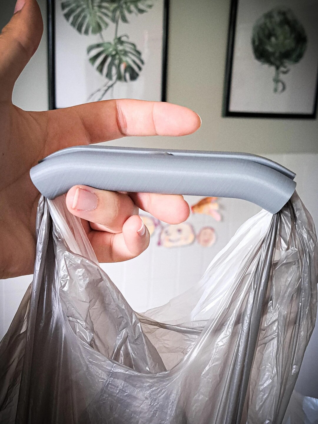 Handy Housewares Handy Bag Helper Poignée Ergonomique – Idéal Pour Transporter Des Courses Et Des Sacs De Courses, Orange, Lot De 3, Orange, Lot De 3