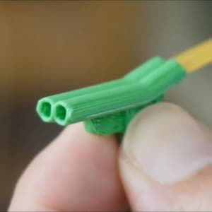 Mini Spaghetti Shooter Toy - Dual Barrel Plastic Spaghetti Launcher | 20-Pack, Funny Party Favor, Stocking Stuffer, Gag Gift for Kids &
