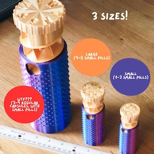 Pill Organizer 31-Day Compact Durable Medication Management Monthly