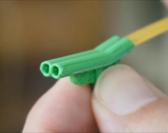 Mini Spaghetti Shooter Toy - Dual Barrel Plastic Spaghetti Launcher | 20-Pack, Funny Party Favor, Stocking Stuffer, Gag Gift for Kids &