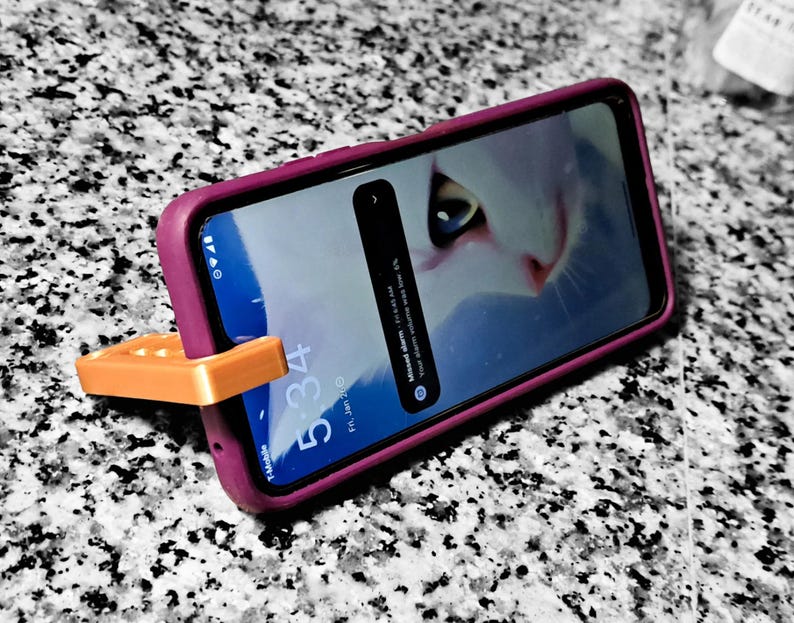 Phone Stand Keychains 6 Pack Minimal Flexible Portable Device Holder image 1