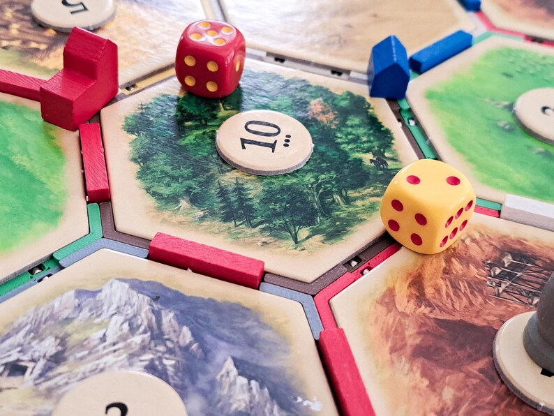 Magnetic Hex Holders 30 Pack for Sea-based Settlement Board Game Expansions imagen 2