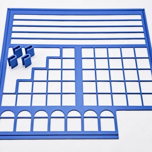 Game-overlays Set van 4 clip-on voor tegelbord Organisatie van speelstukken afbeelding 6