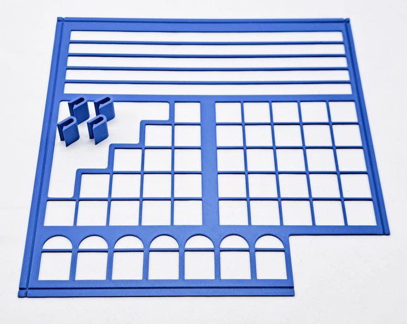 Game-overlays Set van 4 clip-on voor tegelbord Organisatie van speelstukken afbeelding 6